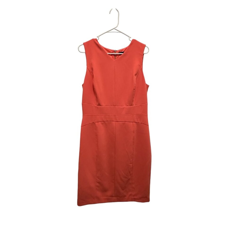 ✌️ 2/$40 ✌️White House Black Market Coral Business Sleeveless A-Line Dress sz 14